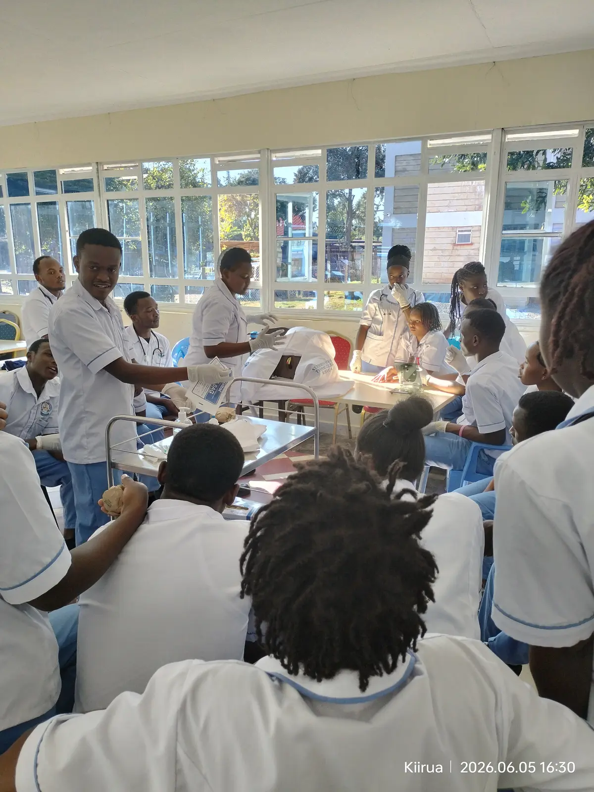 Students in clinical training